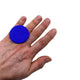 Someone wearing a Royal Blue Large Polymer Clay Ring on a White Background