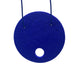 Large Royal Blue Polymer Clay Statement necklace  on a white background 