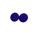 Purple polymer clay statement earrings studs Callie 